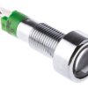 Lampka kontrolna do montażu panelowego 24 → 28V, zielona 8mm LED Chrom Signal Construct