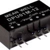 MW Mean Well DPU01L-12 Moduł przetwornicy DC/DC DPU01L-12, 1 W, 42 mA, 1 szt.