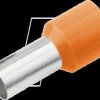 187207 Insulated bootlace ferrule 0.5 mm²/8 mm, tin plated, orange, pac