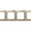 KARO Ramka 4 poczwórna ecru perłowy R-4S/42 OSPEL