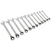 Siegen S0840 Reversible Ratchet Combination Spanner Set 12pc Metric