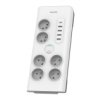 Listwa Przepięciowa 6 Gniazd +Usb C Philips Spn7060wa/60