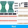 MODUŁ ELEKTRONICZNEJ KLEPSYDRY LED CZERWONY - ZESTAW DO SAMODZIELNEGO MONTAŻU (KIT-HOUR-RED)