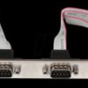 PLATE9M2P16 2 Port DB9 Serial Port Bracket Header