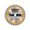 DEWALT DT1951-QZ Cordless Construction Trim Saw Blade 184 x 20mm x 24T