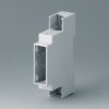 PC DIN rail enclosure, (L x W x H) 58 x 17.5 x 90 mm, light gray, B6700100