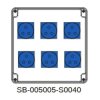 Rozdzielnica 6x3x16A INA=16A IP54 SB-005005-S0040-54