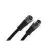 Kabel przemysłowy konfekcjonowany Złącze A M8 długość 1m Rodzaj A Męskie Złącze B M8