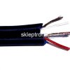 Przewód RCA 2X5mm HQ czarny za 2mb