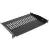 Półka stała do szafy RACK 19 1U 300mm czarna NEKU
