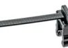 Edge clip, max. bundle Ø 51 mm, PA/galvanized steel, black, (L x W x H) 203 x 13.7 x 17 mm, CMEB24-B2S-D300