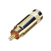 Rean RF2C-AU-0 RCA Connector Gold-Plated Plug 1pc
