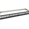 Patch Panel Pusty 19 Modularny 24 Porty 1U Z Podporą, Niewyposażony Alantec -...