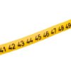 Oznacznik Przewodów Oz-1/41-50 Żółty E04zp-01020201500 /100Szt./