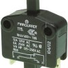 Mikroprzełącznik drzwi, IP40, Trzpień, SPST, 16 A przy 250 V AC, Wypustka
