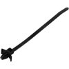 TruComponents 40693 Cable tie 130mm 4.8mm Blk Wing lock/UV/Chem-res 100pcs