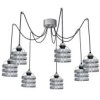 Lampa Wiszaca Lars Grey 7Xe27 Mlp789 Milagro