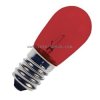E14 14V 5W czerwona 19x47 ChRL 3971 Żarówka E14 14W 5W czerwona