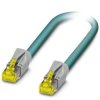 kabel LAN Phoenix Contact 1408366, 1 szt., RJ45, CAT 6a, S/FTP, 6.00 m, niebieski