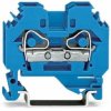 2-wire feed-through terminal, spring-clamp connection, 0.2-6.0 mm², 1 pole, 41 A, 8 kV, blue, 282-104