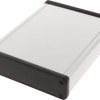 Aluminum enclosure, (L x W x H) 160 x 120 x 31 mm, natural, IP54, 1455P1602