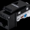 TC-K25C6BK Keystone Cat.6 90° toolless, 25 pieces