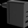 HNP100EU-2C1A USB charger, 100 W, 1x USB-A, 2x USB-C, GaN
