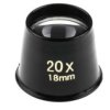 Szkło Powiększające, Typ: Lupa Oczna Biasferyczna, Powiększenie: 20, Śr.: 26Mm