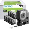 Taśma do nadruku Zestaw 10-elementowy Combi-Pack DYMO D1 2093098 poliester Kolor taśmy: biały Kolor nadruku:czarny 19 mm