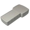Obudowa do urządzeń przenośnych, IP54, 210 x 110 x 41mm, materiał: ABS, kolor: Szary, z miejscem na wyświetlacz, z