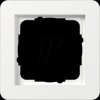 0211 150 Gira E1 cover frame, 1 gang, glossy pure white