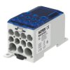Blok dystrybucyjno-rozdzielczy 1-biegunowy we: 1xAl/Cu120 wy: 2x35/5x16/4x10 mm2 TH35 niebieski OJL280A MAB1281B10 MOREK