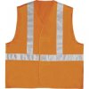 Kamizelka ostrzegawcza z poliestru z dwoma pasami - montaż szelkowy kl. 2 kolor pomarańczowy fluo rozmiar XXL CORP GILP4ORXX