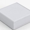 ABS device enclosure, (L x W x H) 75 x 74 x 27 mm, light gray (RAL 7035), IP54, 1593ARGY