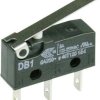 Mikroprzełącznik DB1C-B1LC 250 V/AC 6 A 1 x wł/(wł) ZF chwilowy 1 szt.