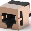 Socket, RJ45, 8 pole, 8P8C, Cat 3, solder connection, through hole, 5406436-1