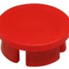 Front cap, Ø 12 mm, red, for rotary knobs, 4307.0021
