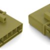 Plug, 5 pole, push-in, 1.5 mm², light green, 890-275