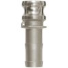 Kamlok quick-connect coupling plug, L 97.5 mm, 16 bar, stainless steel, for hose, 108148