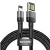 Baseus Kabel Usb 2.0 A / Lightning 8-Pin (Wtyk / Wtyk) Czarny 2M