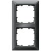 Siemens 5TG25526 Delta carbon metallic 2-way Switch frame 151x80mm