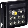TRENDnet TI-TPG80 8-portowy przemysłowy przełącznik kolejowy EN50155 M12 Gigabit PoE