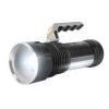 Latarka LED 5W COB szperacz SOS ALU ZOOM AKU 2x18650 micro-USB