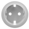 CELIANE. Plakietka gniazda 2P+Z SCHUKO biała okrągła 068131