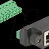 66589 RJ45 socket / terminal block, adapter for installation, 8 pin