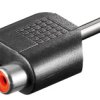 Adapter Cinch, Gniazdo Stereo Na Wtyk Mono Aux 6,35 Mm - Połączenie Typu...
