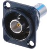 BNC panel socket 75 Ω, solder connection, straight, NBB75DFIB-P