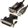 KONWERTER Y-105A USB-A / RS232 - DB9 + ADAPTER DB9/DB25 UNITEK