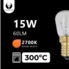 Żarówka Do Piekarnika E14 St26 15W 230V 60Lm 300 Forever Light Rtv100497