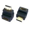 Adapter HDMI M/F kątowe
